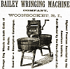 Bailey Wringing Machine advertisement from the Woonsocket Directory, 1886-2887
